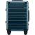 Reisetrolley Gravity, Aluminium, matt, blau, Außenmaßec: ca. 56 x 37 x 21 cm