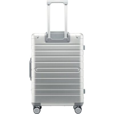 Reisetrolley Gravity, Aluminium, matt silber, Außenmaße: ca. 56 x 37 x 21 cm