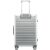 Reisetrolley Gravity, Aluminium, matt silber, Außenmaße: ca. 56 x 37 x 21 cm