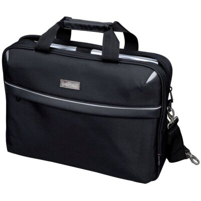 Laptoptasche Sierra, Polyster, schwarz, Außenmaß: ca. 30 x 40 x 10 cm