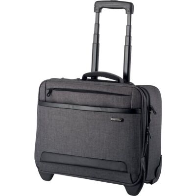 Laptoptrolley Arkon, Polyester, grau, Außenmaße: ca. 37 x 42,5 x 21 cm