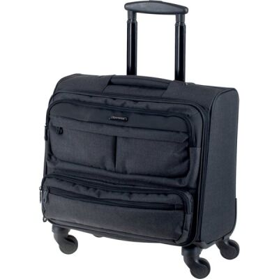 Laptoptasche Ronney, Nylon, anthrazit, Außenmaße: ca. 44,5 x 44 x 24,5 cm