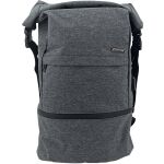 Rucksack, Polyester, grau, USB-Ladeport,...