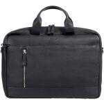 Laptotasche Tiber, Echtleder, schwarz,...