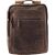 Businessrucksack Jester, Echtleder, braun, Außenmaße: ca. 40 x 31 x 13,5 cm