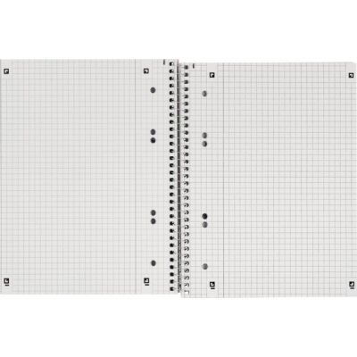 Collegeblock Recycling, DIN A5+, 80 Blatt, kariert mit Rand links, 90 g/qm, 6fach gelocht