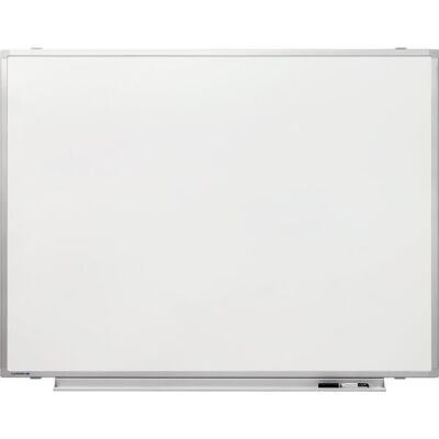 Whiteboard Professional weiß, 1.200 x 900 mm, Aluminiumrahmen, trocken abwischbar