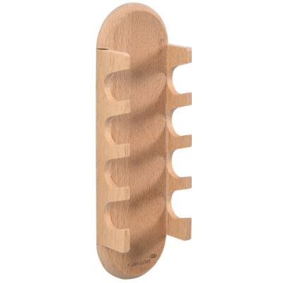 Whiteboard-Markerhalter, Buchenholz, magnetisch, für 4 Boardmarker