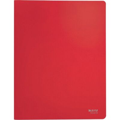 Sichtbuch Recycle, mit 20 Hüllen klar (45 Mikron), DIN A4, PP, rot, dokumentenecht, für 40 Blatt