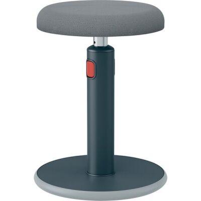 Sitz- & Stehhocker Ergo Cosy, grau, höhenverstellbar 46 - 79 cm, Tragkraft bis 110 kg, Maße: 370 x 690 x 370 mm
