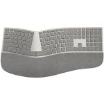 Surface ergonomische Tastatur, kabellos, grau