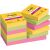 Haftnotiz Super Sticky Note, 47,6 x 47,6 mm, 12 x 90 Blatt, Carnival Collection: ultragelb, limonengrün, powerpink