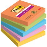 Haftnotiz Super Sticky Note, 76 x 76 mm, 5 x 90 Blatt, 5...