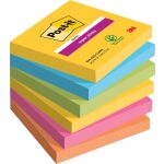 Haftnotiz Super Sticky Note, 76 x 76 mm, 6 x 90 Blatt,...