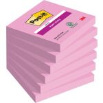 Haftnotiz Super Sticky Note, 76 x 76 mm, 6 x 90 Blatt, 6...