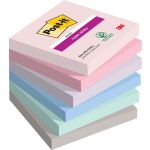 Haftnotiz Super Sticky Note, 76 x 76 mm, 6 x 90 Blatt,...