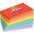 Haftnotiz Super Sticky Note, 127 x 76 mm, 6 x 90 Blatt, Playful Collection: paradiseblau, ultrarot, ultragelb, vitalorange, limonengrün, flieder