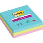 Haftnotiz Super Sticky Note, 101 x 101 mm, liniert, 3 x...