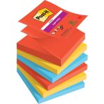 Haftnotiz Super Sticky Z-Note, 76 x 76 mm, 6 x 90 Blatt,...