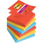 Haftnotiz Super Sticky Z-Note, 76 x 76 mm, 6 x 90 Blatt,...