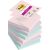 Haftnotiz Super Sticky Z-Note, 76 x 76 mm, 6 x 90 Blatt, 6 Block, Soulful Collection: je 2 Block rosa, flieder, mint