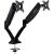 Vantage Office Duo Monitor Arm, schwarz, für 2x 2 - 9 kg, dreh-/schwenkbar 270°