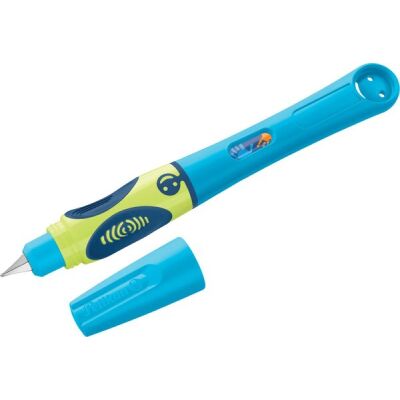 Füllhalter griffix, für Linkshänder, Feder: A, inkl. 1 Tintenpatrone, neon fresh blue