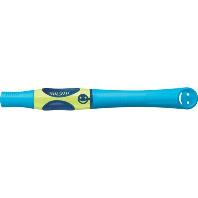 Tintenroller griffix, für Rechtshänder, Mine: M, Schreibfarbe: blau, Mine auswechselbar, neon fresh blue