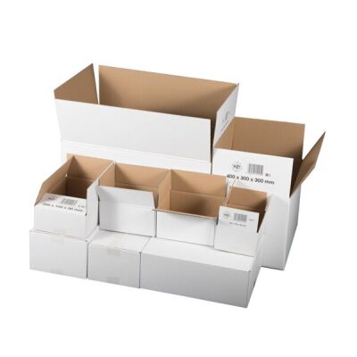 Verpackungs- und Versandkartons A5+, 1-wellig, braun, max. Gewicht 30 kg wiederverschließbar, Innenmaß: 217x172x110mm