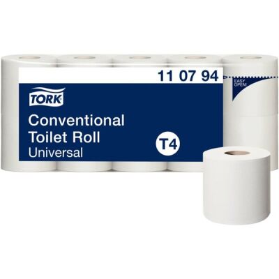 Toilettenpapier Universal, 2-lagig, mit Prägung, weiß, für T4 System