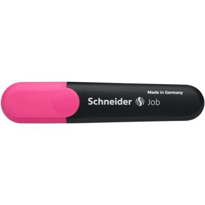 Textmarker Job 150, pink, 1-5 mm, Keilspitze, für Normal-, Kopier- und Faxpapier, leuchtstark und lichtbeständig, nachfüllbar, mit Clip