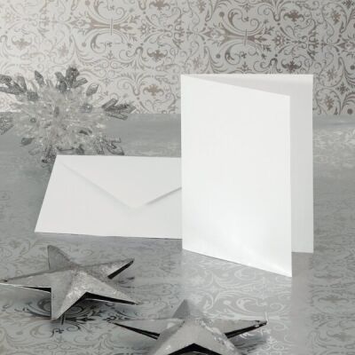 Umschlag DL, 100 g/qm, weiß, ohne Fenster, gummiert, 50 Stück