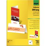 Faltkarten, weiß, zum Selbergestalten, A4 (DL), 185...