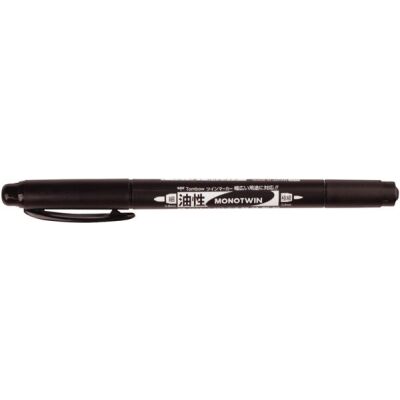 Doppel-Fineliner MONO twin, schwarz, wasserfeste Tinte