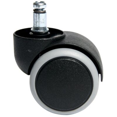 Rollen für Hartböden, schwarz, Ø 5 cm, für Marmor, Laminat, Parkett, passend für Modell Point 30/60, Support SY Open Point SY