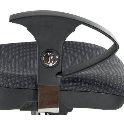 Armlehnen U2(B), schwarz, höhenverstellbar, geeignet für Point 30/60, Support SY, Open Point SY