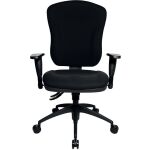 Drehstuhl Wellpoint 30, mit Armlehne, schwarz/schwarz,...