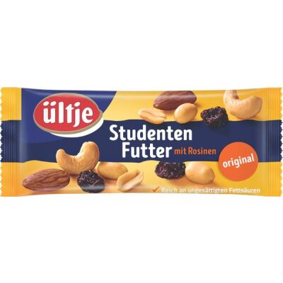 Studenten Futter mit Rosinen, 50 g Riegelbeutel