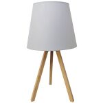 KATY LED Tischleuchte, Bambus/Textil, Höhe: 47 cm