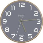 UNILUX Wanduhr BALTIC, buche/grau, Quarzuhrwerk, Ø...