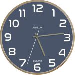 UNILUX Wanduhr BALTIC, buche/hellblau, Quarzuhrwerk,...