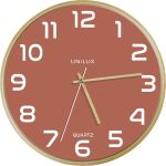 UNILUX Wanduhr BALTIC, buche/rosa, Quarzuhrwerk, Ø...