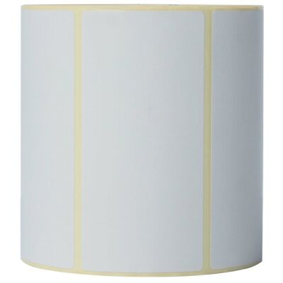 Einzeletikettenrolle, weiß, 102 x 50 mm , 1.050 Stück/Rolle, VE = 8 Rollen