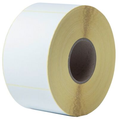 TJ-Einzeletikettenrolle,102 x 150 mm, weiß, unbeschichtet, 1.500 Stk/Rolle, Mindesabnahme 4 Stück, für TJ-4020TN, -4021TN, -4120TN, -4121TN, -4420TN, -4422TN, -4520TN, -4522TN
