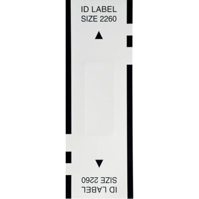 Stamp Creator Etiketten, 12 Aufkleber, 22 x 60 mm, weiß, für StampCreator SC-2000