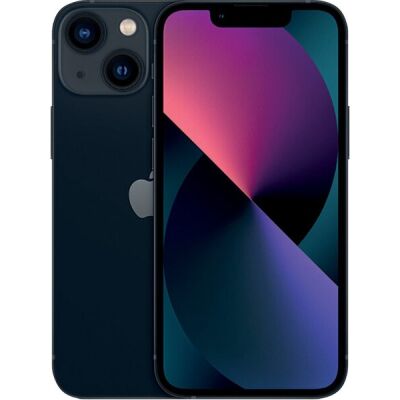 iPhone 13 mini, 128 GB, mitternacht, 5G, 5,4" Super Retina XDR Display, Zwei-Kamera-System 12 MP