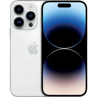 iPhone 14 Pro, 512 GB, silber, 5G, 6,1" Super Retina XDR Display, Hauptkamera 48 MP, Action Modus