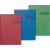 Taschenkalender 7 x 10 cm, Modell 712, mit Eckperforation, 2 Seiten/1 Woche, 128 Seiten, Jahresübersicht Vorjahr, aktuelles Jahr und Folgejahr, farblich sortiert (rot, blau, grün)