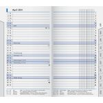 Taschenkalender Kalendereinlage 753, 9 x 15 cm, 1 Monat/2...