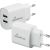 Schnellladeadapter (Eurostecker) 12W, 2x USB-A, Ladekabel nicht im Lieferumfang, weiß